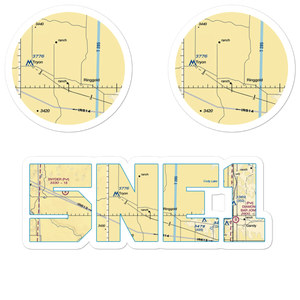 Trumbull Ranch Airport (5NE1) VFR Sectional Sticker Pack