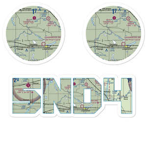 Tesch Strip (5ND4) VFR Sectional Sticker Pack