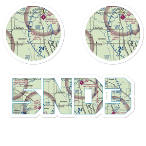 Craig Private Airport (5ND3) VFR Sectional Sticker Pack