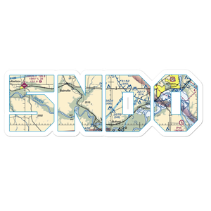 Stiehl Airport (5ND0) VFR Sectional Sticker