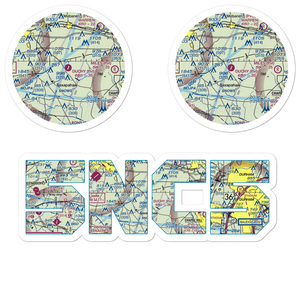 The Duchy Airport (5NC5) VFR Sectional Sticker Pack