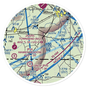 Lathan Strip (5NC2) VFR Sectional Sticker (20 mile)