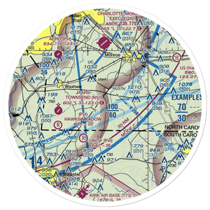 Lathan Strip (5NC2) VFR Sectional Sticker (30 mile)