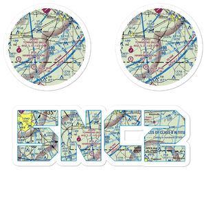 Lathan Strip (5NC2) VFR Sectional Sticker Pack