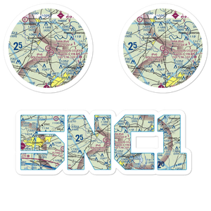 Tara Airbase Airport (5NC1) VFR Sectional Sticker Pack