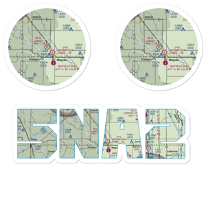 Largo Base Airport (5NA2) VFR Sectional Sticker Pack