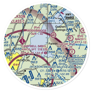 Dee's Strip (5MS6) VFR Sectional Sticker (20 mile)