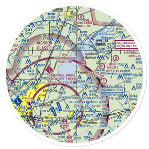 Dee's Strip (5MS6) VFR Sectional Sticker (30 mile)