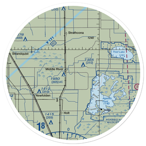 Chanlin Field (5MN9) VFR Sectional Sticker (30 mile)