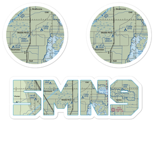 Chanlin Field (5MN9) VFR Sectional Sticker Pack