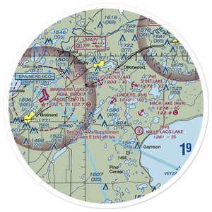 Lindey's Landing Airport (5MN7) VFR Sectional Sticker (30 mile)