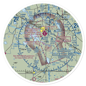Northbound Seaplane Base (5MN6) VFR Sectional Sticker (30 mile)