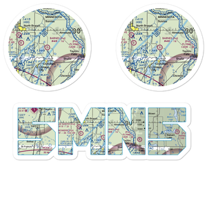 Barnes Airport (5MN5) VFR Sectional Sticker Pack