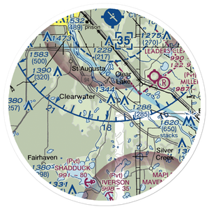 Seven Hills Airport (5MN4) VFR Sectional Sticker (20 mile)