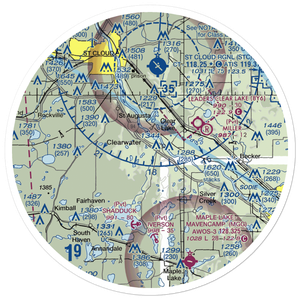 Seven Hills Airport (5MN4) VFR Sectional Sticker (30 mile)