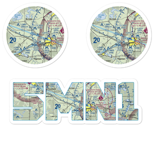 Budde Airport (5MN1) VFR Sectional Sticker Pack