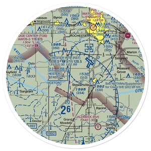 Scrabeck Airport (5MN0) VFR Sectional Sticker (30 mile)