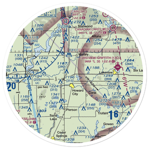 Anderson Airport (5MI4) VFR Sectional Sticker (30 mile)