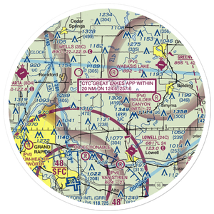 Cridler Airport (5MI3) VFR Sectional Sticker (30 mile)
