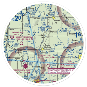 Wilds Field (5MI1) VFR Sectional Sticker (30 mile)