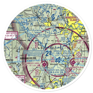 South Pond Seaplane Base (5MA8) VFR Sectional Sticker (30 mile)