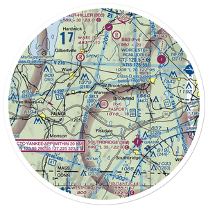 Pasport Airport (5MA3) VFR Sectional Sticker (30 mile)