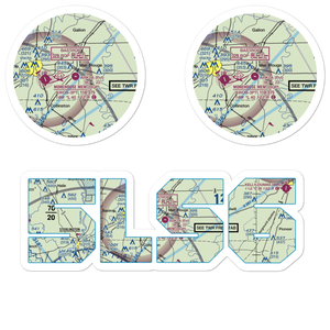 Arkla Flyers Inc Airport (5LS6) VFR Sectional Sticker Pack