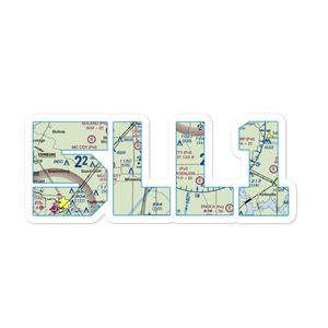 Hilvety Airport (5LL1) VFR Sectional Sticker