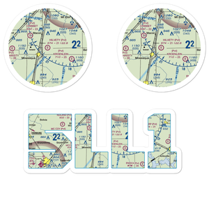 Hilvety Airport (5LL1) VFR Sectional Sticker Pack