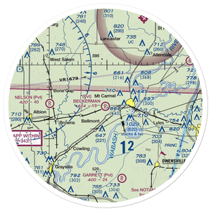 Beckerman Field (5LL0) VFR Sectional Sticker (30 mile)