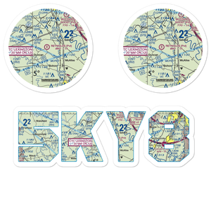 Harold Reynolds Airport (5KY8) VFR Sectional Sticker Pack
