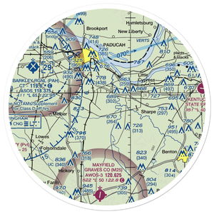 West Kentucky Airpark (5KY3) VFR Sectional Sticker (30 mile)