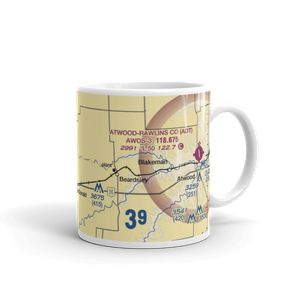 Black Airport (5KS9) VFR Sectional  Mug