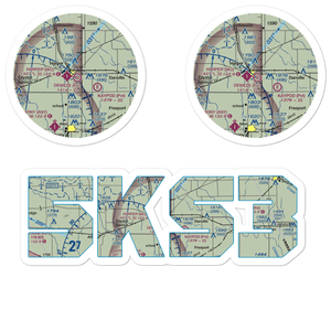Deweze Airport (5KS3) VFR Sectional Sticker Pack