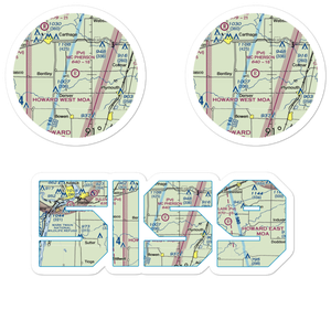 Mc Pherson Airport (5IS9) VFR Sectional Sticker Pack