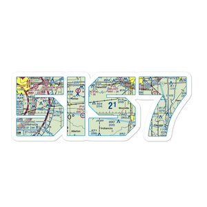 Cast Airport (5IS7) VFR Sectional Sticker