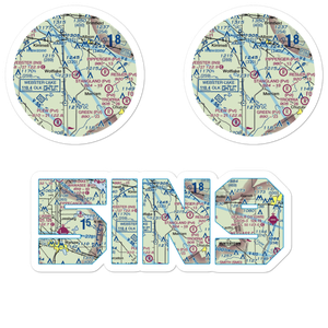 Stangland Airport (5IN9) VFR Sectional Sticker Pack