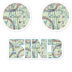 Tragesser Airport (5IN3) VFR Sectional Sticker Pack