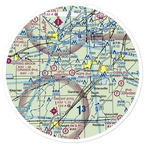 Hope Field (5IL5) VFR Sectional Sticker (30 mile)