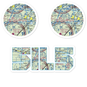 Hope Field (5IL5) VFR Sectional Sticker Pack