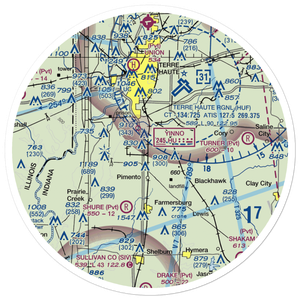 Aero Plaines Airport (5II9) VFR Sectional Sticker (30 mile)