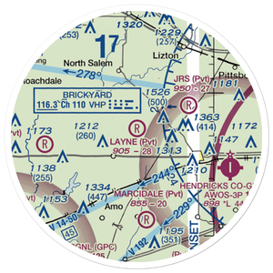 Layne Field (5II1) VFR Sectional Sticker (20 mile)