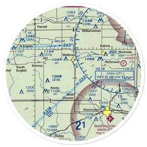 Murphy Field Private Airport (5IA7) VFR Sectional Sticker (30 mile)