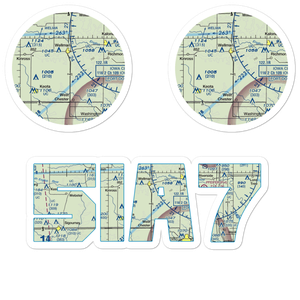 Murphy Field Private Airport (5IA7) VFR Sectional Sticker Pack
