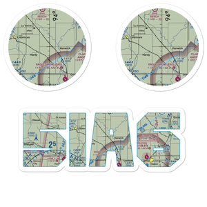 Flying S Ranch Airport (5IA6) VFR Sectional Sticker Pack