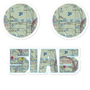 Folkerts Airport (5IA5) VFR Sectional Sticker Pack