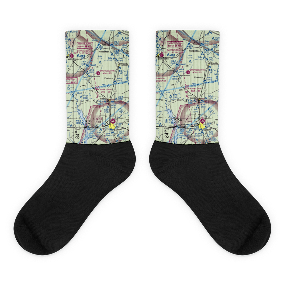 Roney Farms Airport (5GA6) VFR Sectional Socks 