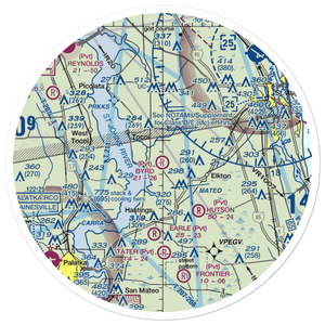 Byrd Air Field (5FL4) VFR Sectional Sticker (30 mile)