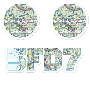 Chinsegut Airport (5FD7) VFR Sectional Sticker Pack
