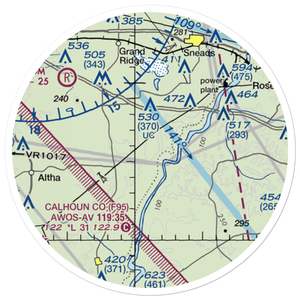 Able Airpark (5FD5) VFR Sectional Sticker (20 mile)